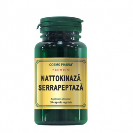 Nattokinaza Serrapeptaza, 30 Capsule