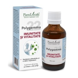 Polygemma 22 - Imunitate si Vitalitate, 50 ml, PlantExtrakt