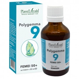 Polygemma 9, Femei 50+ ,50 ml, Plantextrakt