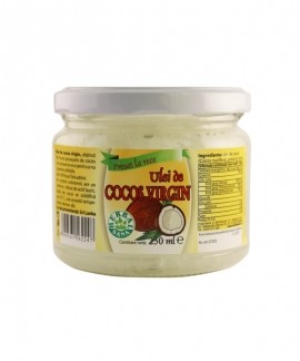 Ulei de cocos virgin 250 ml – presat la rece, 100% pur fara aditivi.
